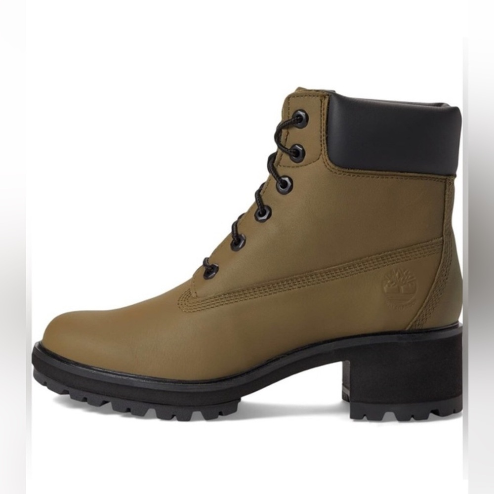 Timberland women’s Kinsley 6" Waterproof military olive Boots‎ size 10 brand new